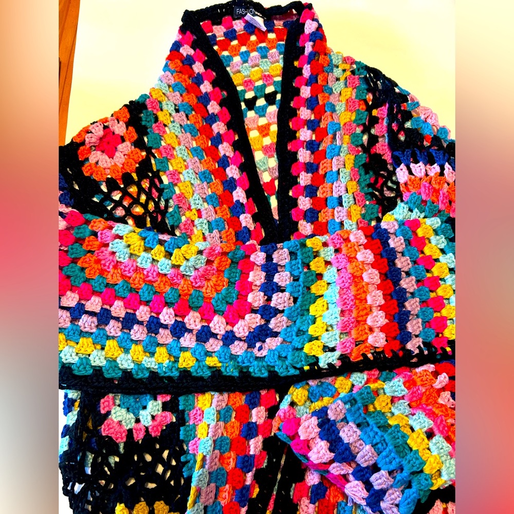 Fashion Nova Gypsy Queen Cardigan Size M